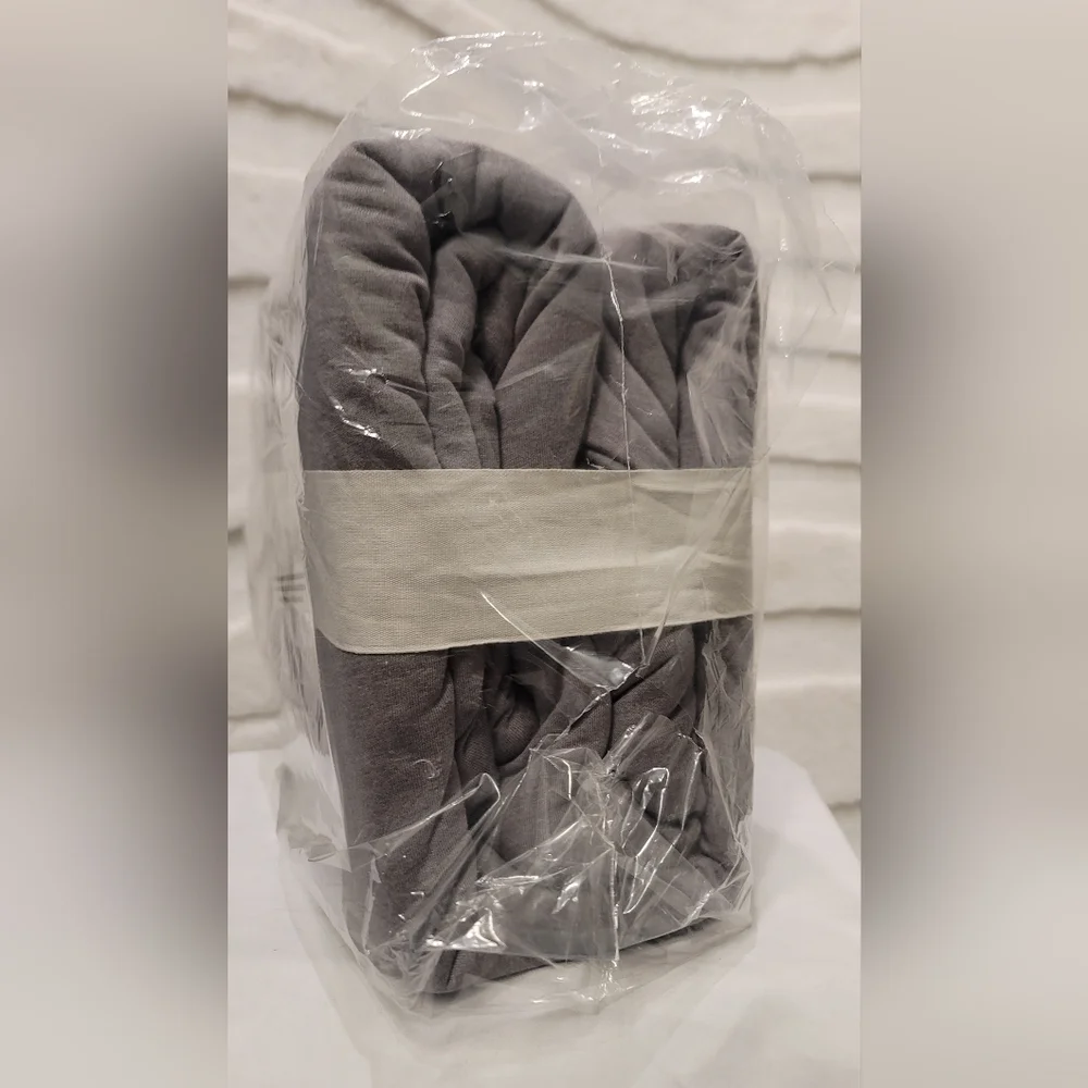 New Casaluna Full Queen Heavyweight Linen Blend Duvet Cover & Sham Set Gray $119 - Picture 4 of 8